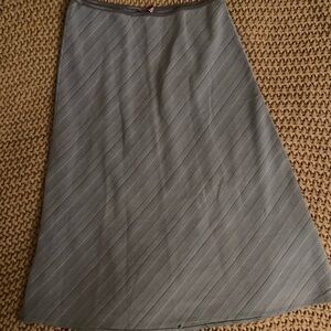 Chic Gray A-Line Women's Skirt